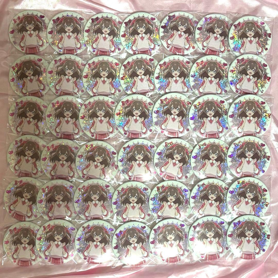 デリシャスパーティ♡プリキュア　キュアプレシャス ホログラム缶バッジ　和実ゆい