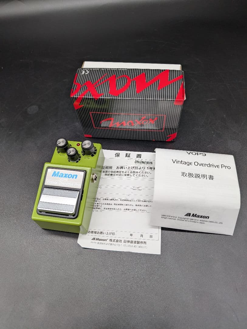【動作OK】MAXON VOP9 Vintage Overdrive Pro