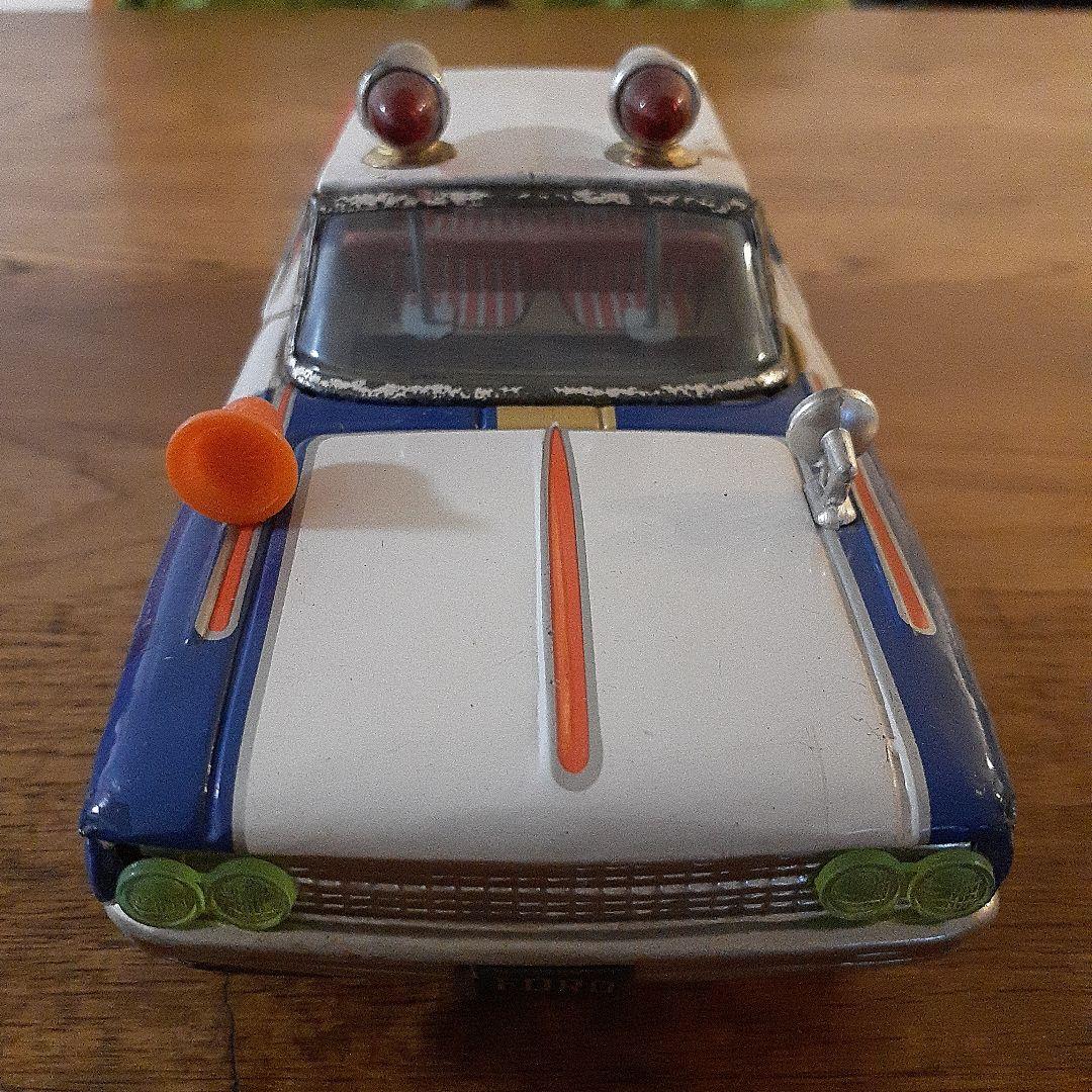 イチコー『FORD パトカー』ブリキのおもちゃ　箱付き　日本製 !!