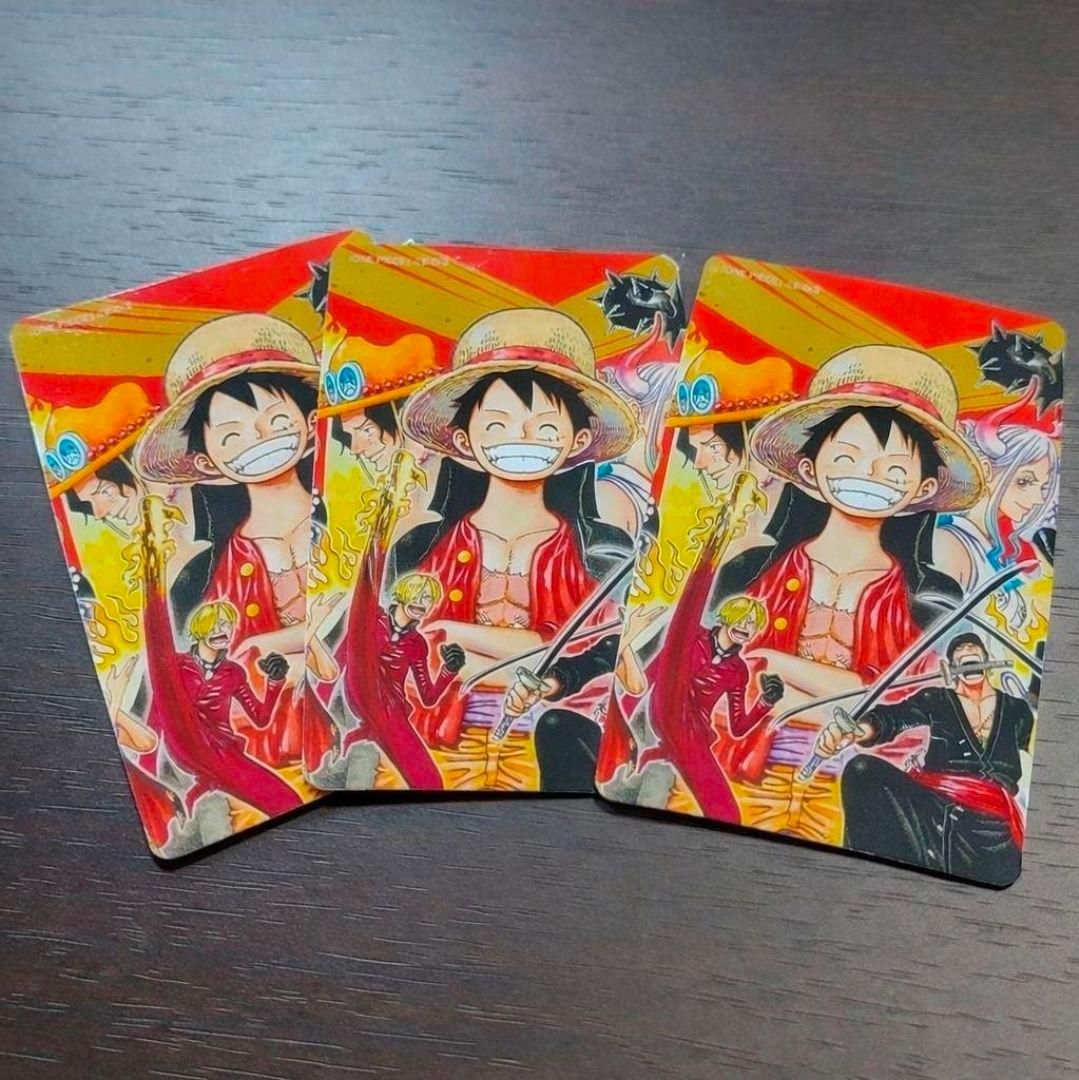 ONE PIECE ルフィ ステッカー 3枚セット