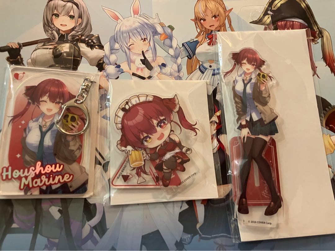 ホロライブ　シンガポール限定　カフェ限定　グッズセット　宝鐘マリン