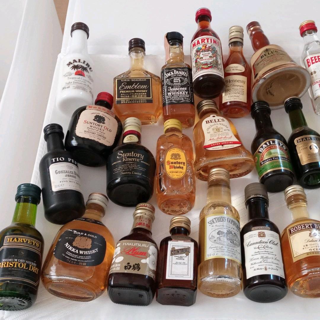 国産、海外ウイスキーミニボトル　国内、インポート