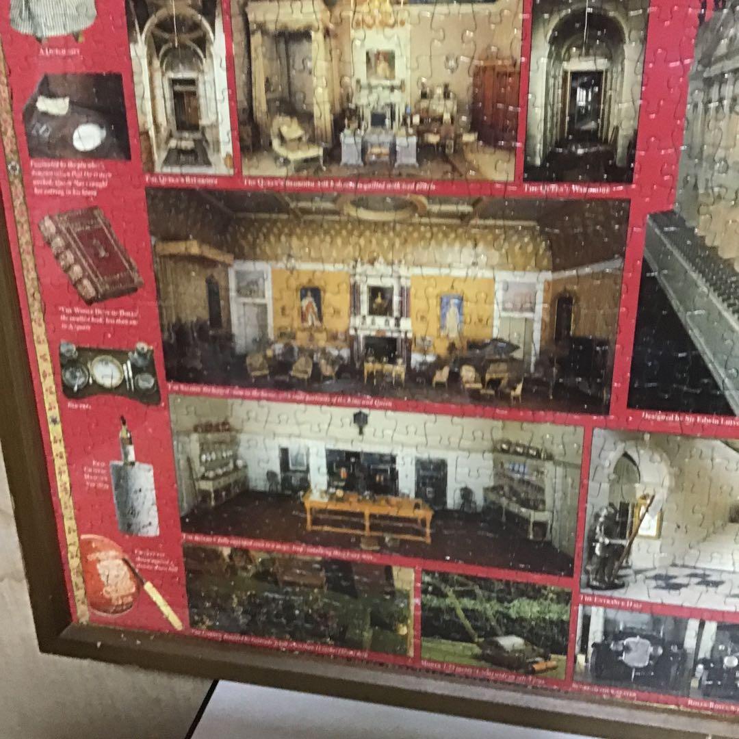 ジグソーパズル　QUEEN MARYS DOLLS HOUSE 木枠付き　完成品