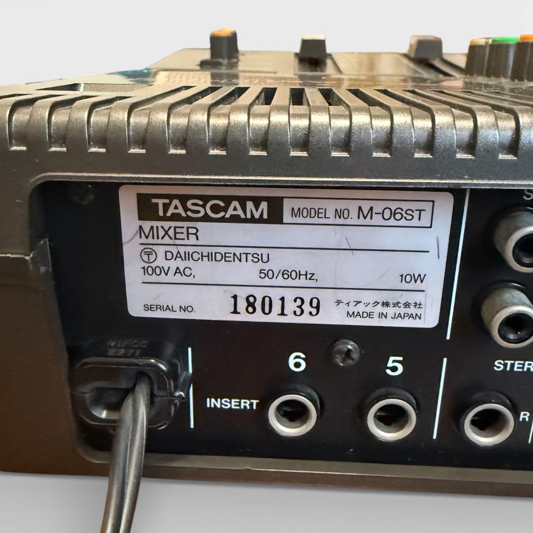 【美品！】TASCAM M-06ST アナログミキサー　TEAC ⭐︎取扱説明書
