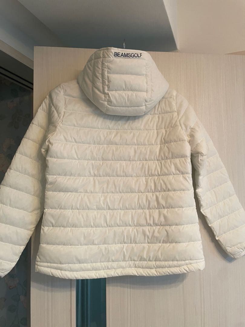 BEAMS GOLF フード付きジャケット ホワイト