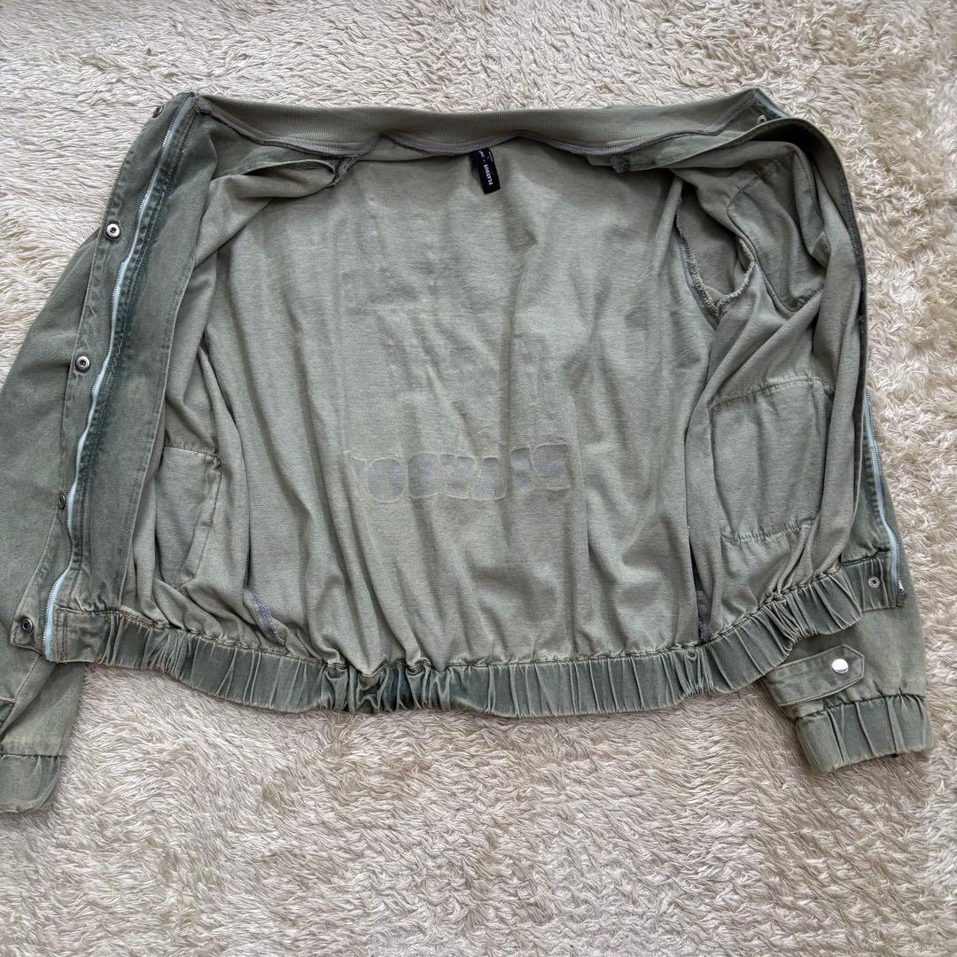 Missguided x Playboy セージ　ヴィンテージロゴ　ジャケット