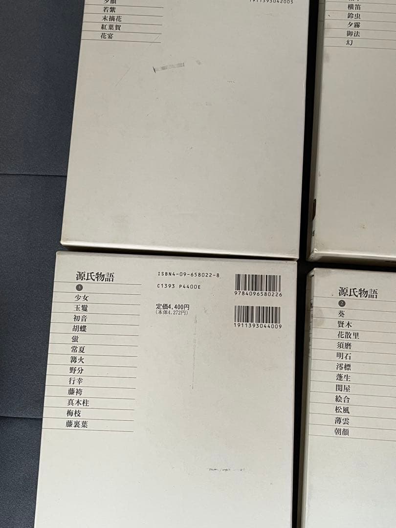 小学館　新編日本文学全集　源氏物語1〜6巻