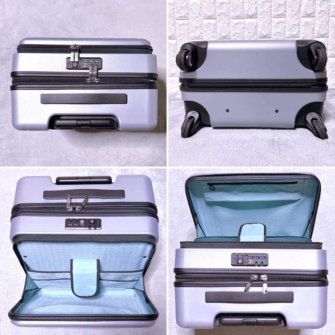 新モデル 42L【使用回数1回】プロテカ マックスパス3 シルバー 4輪