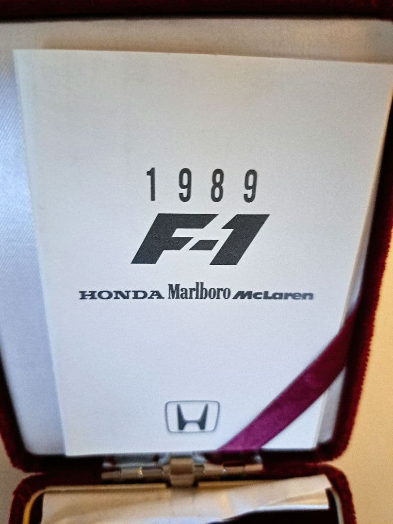 1989年　ウィリアムホンダコンストラクターチャンピオン記念メダル