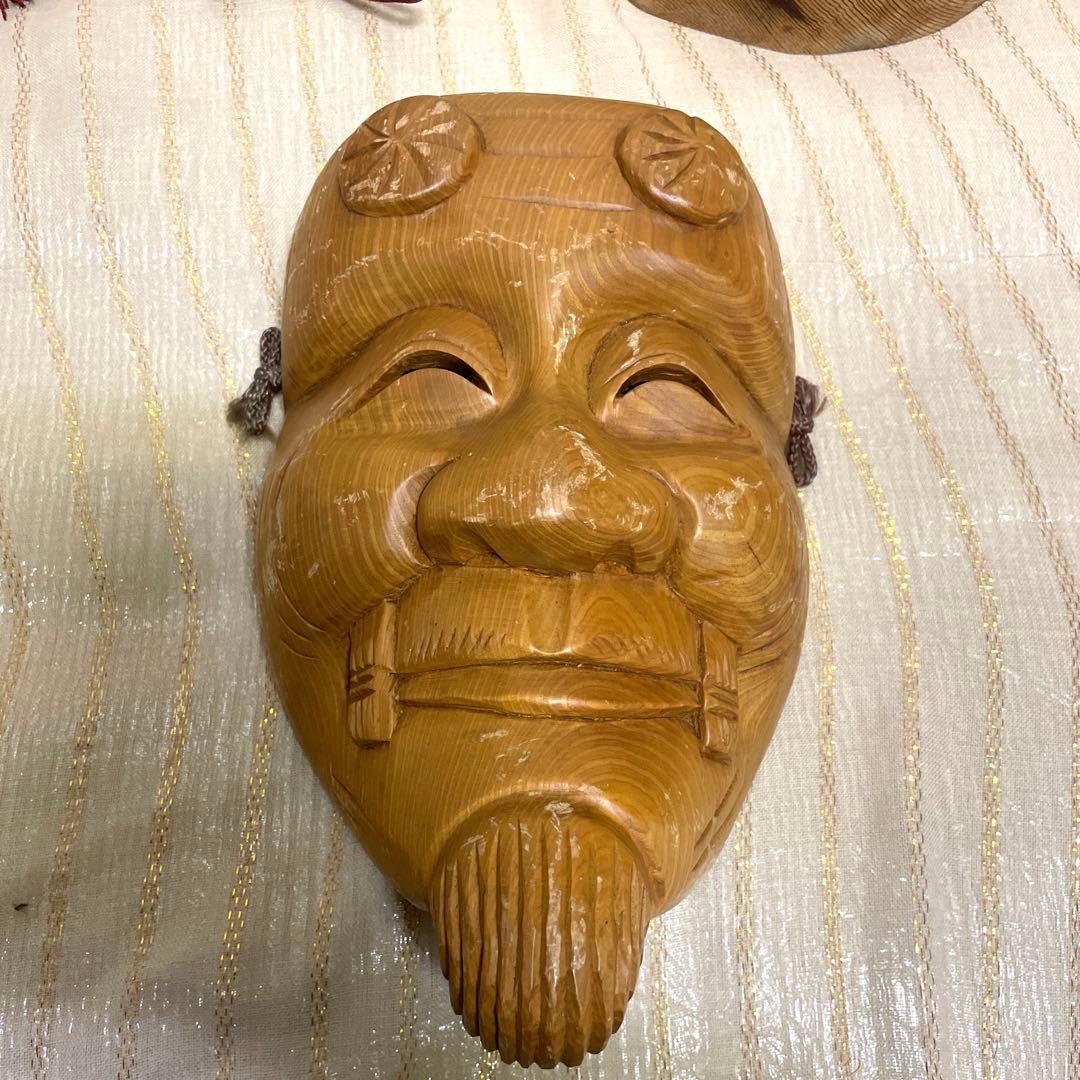 木彫り等お面　まとめ売り