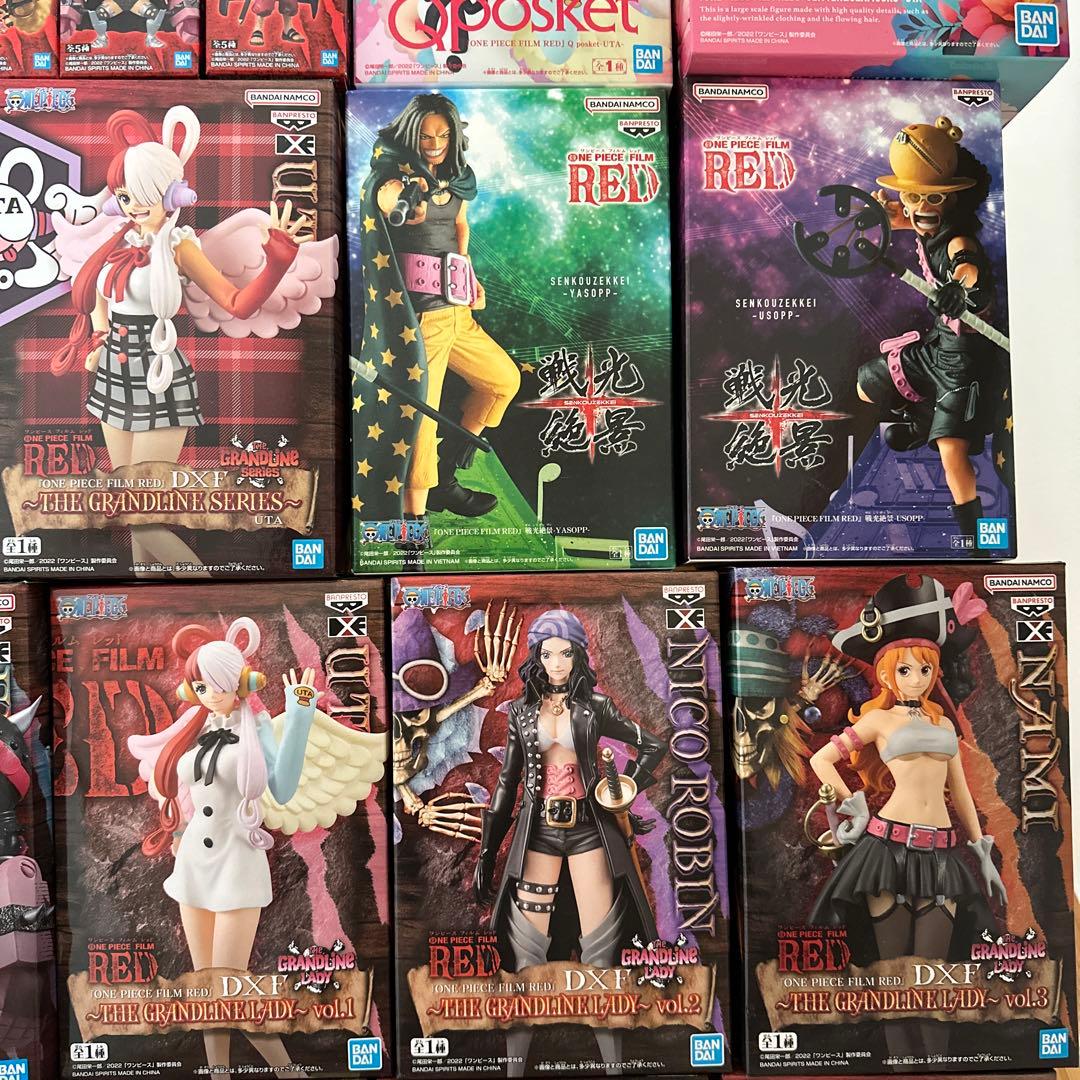 ワンピース　フィギュア　ONE PIECE FILM RED 30点まとめ売り
