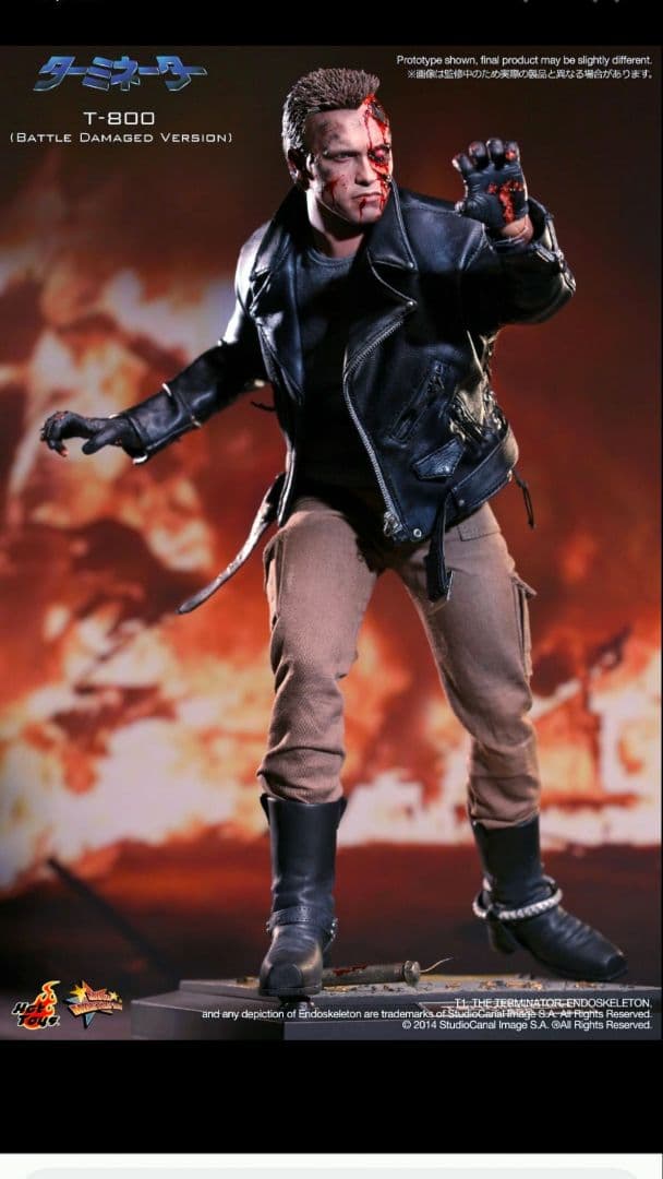 HOTToys.[( T-800)バトルダメージ 版 1/6]
