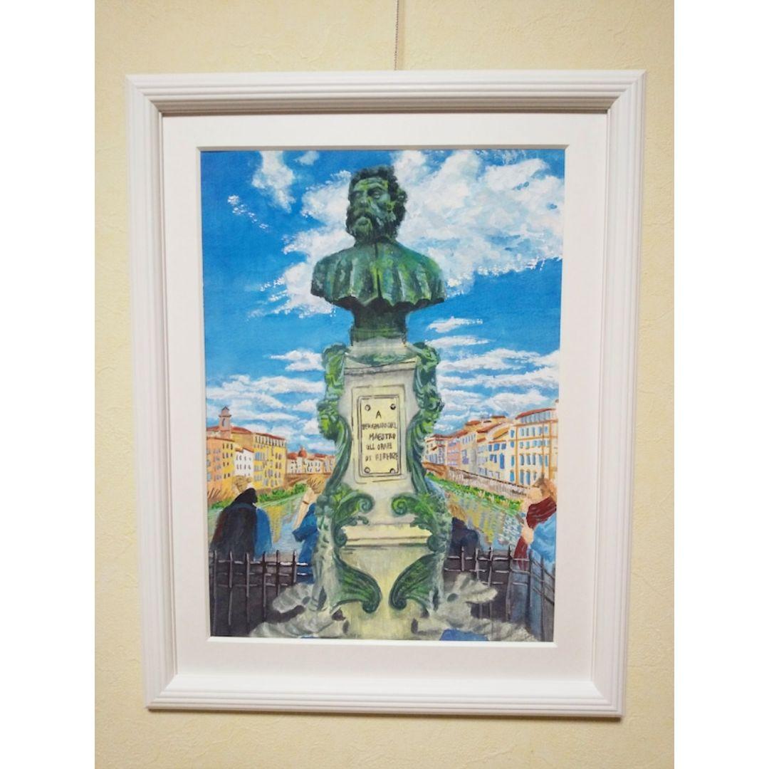 イタリア　ヴェッキオ橋　彫刻