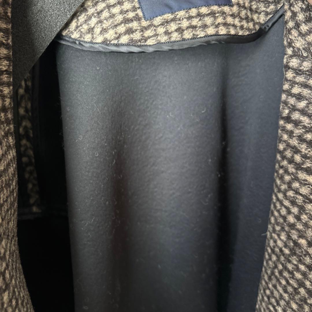 SHIPS チェックピーコート