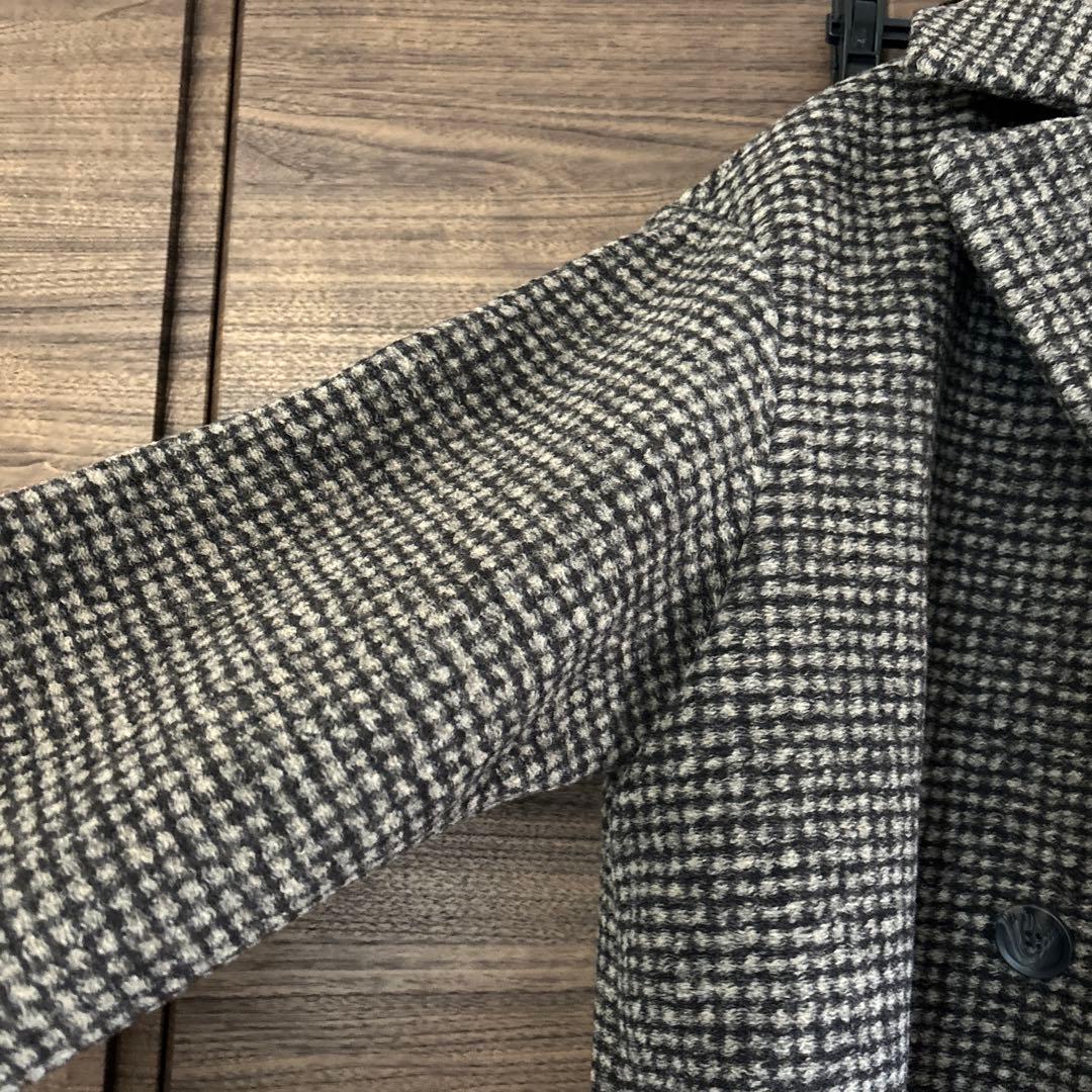 SHIPS チェックピーコート