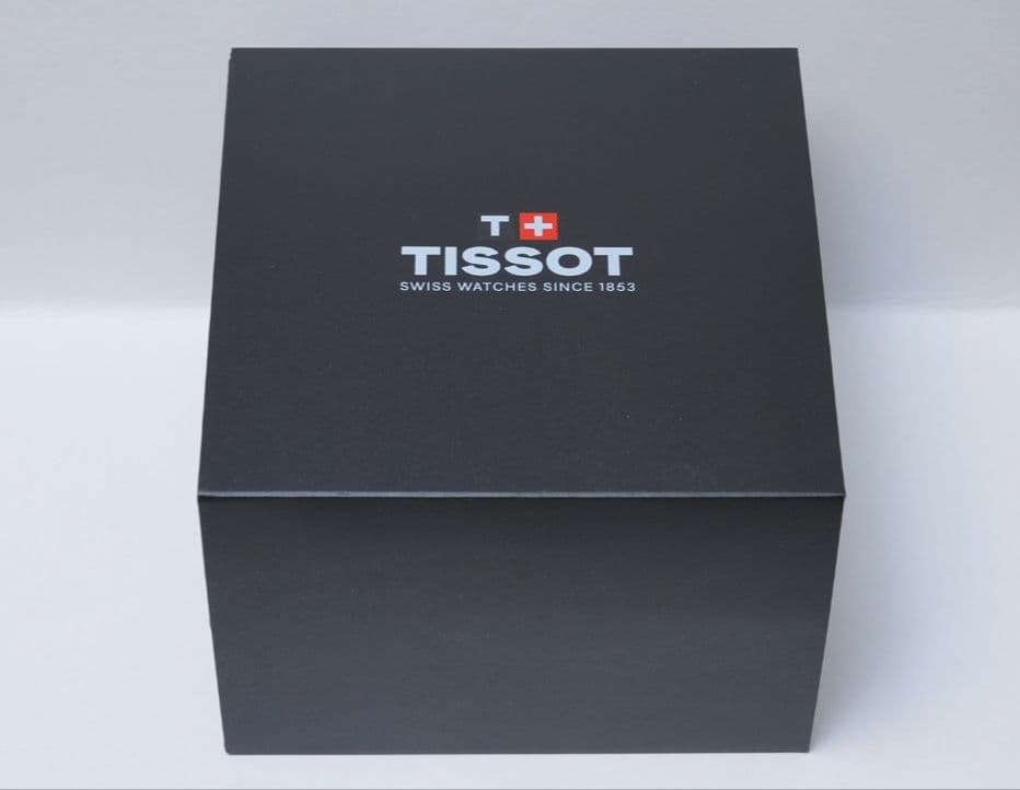 ら*で様 美品　TISSOT　prx メンズ　クォーツ　ブルー　青　40mm