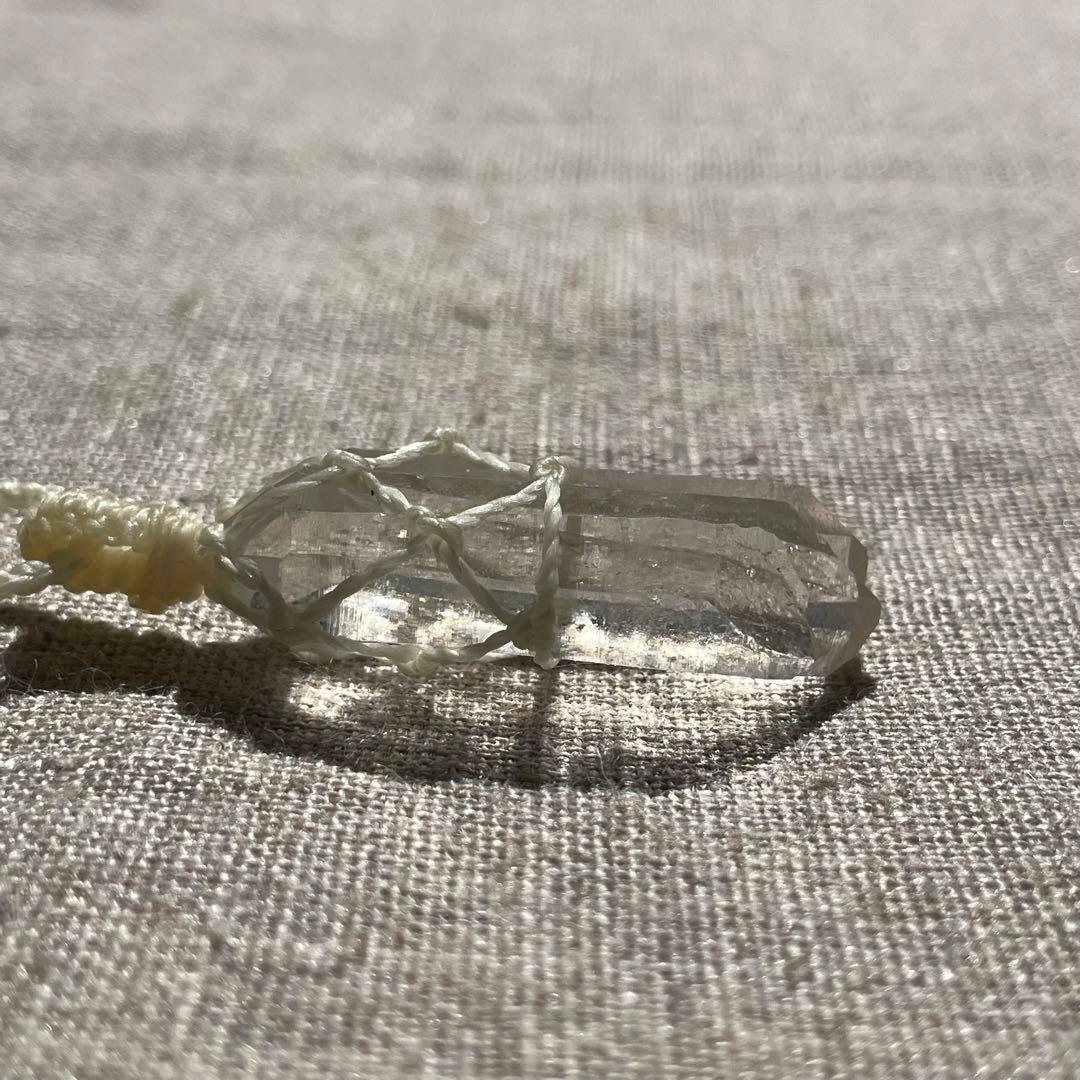 ヒマラヤ水晶 ＊ マクラメネックレス ペンダント