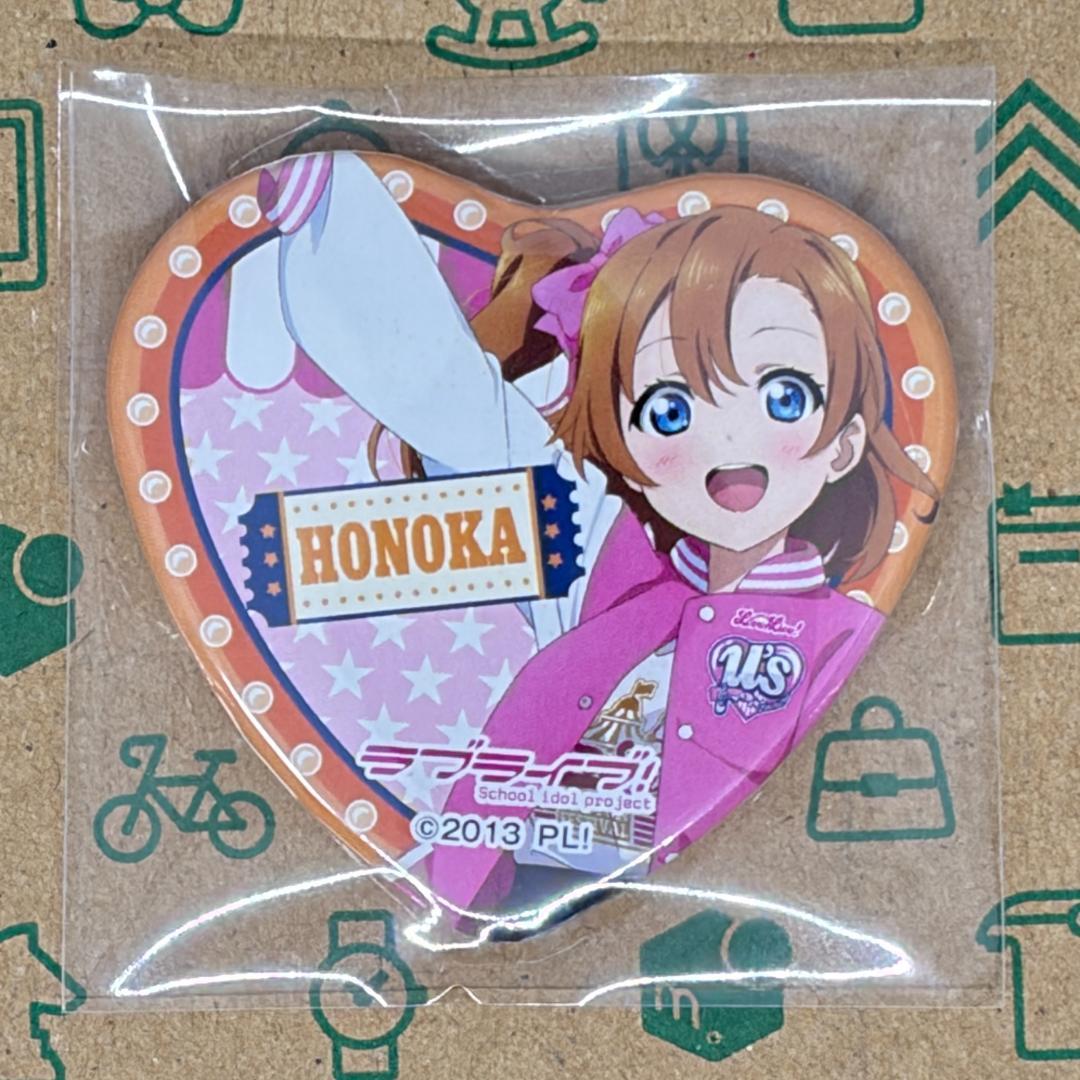 μ's ハート型缶バッジ 9点セット シリーズ15周年x全国遊園地コラボ