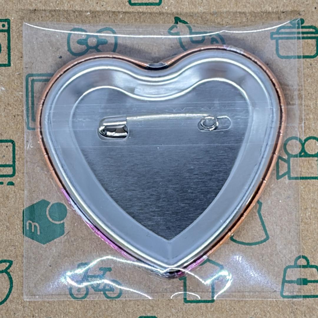 μ's ハート型缶バッジ 9点セット シリーズ15周年x全国遊園地コラボ