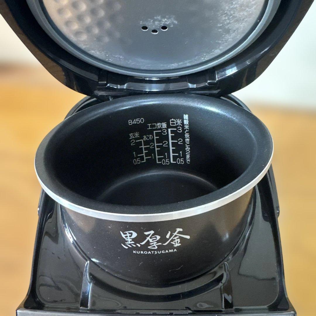 象印マイコン炊飯ジャー極め炊き　NL-BD05 3号炊き2022年製5mmの黒釜