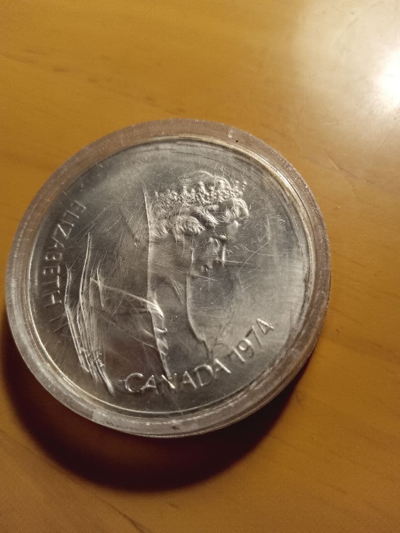 1976年 モントリオール五輪 記念銀貨アスリートシリーズ 5ドル 銀0.925