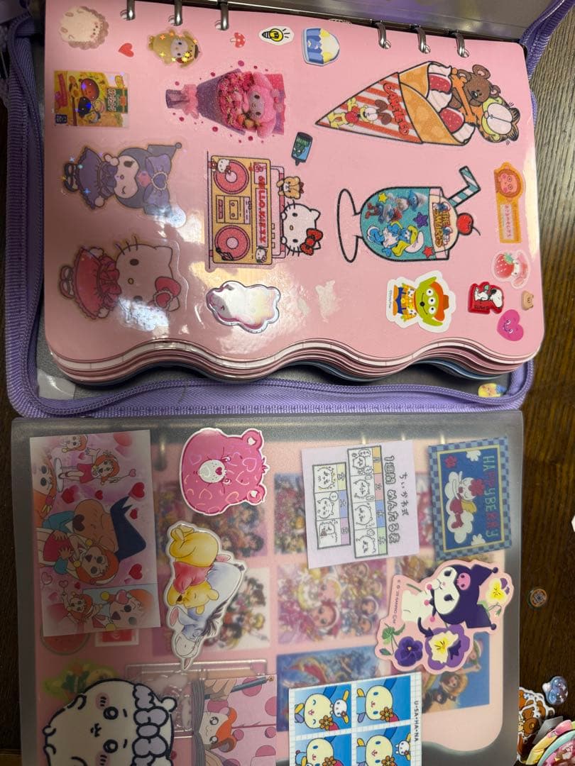 シール帳完成品2冊 平シール