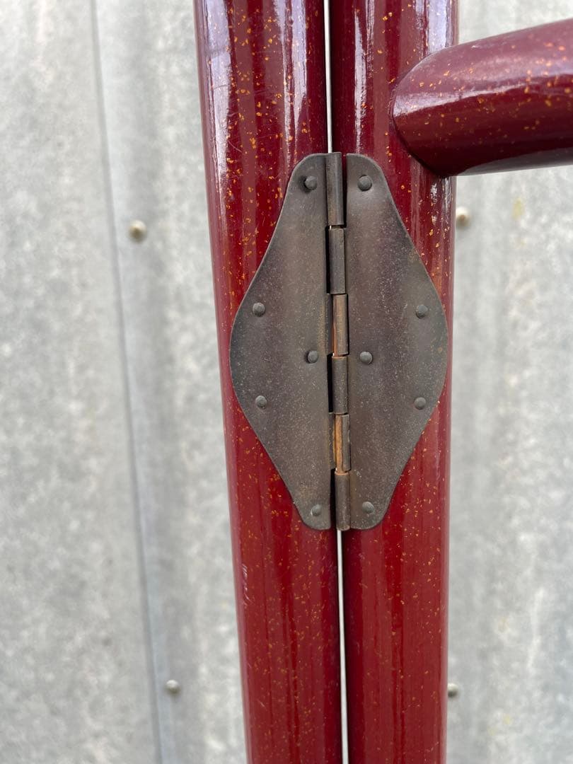 稀少/古道具/当時物/無垢材/木製/衣紋掛け/衣桁/着物掛け/31