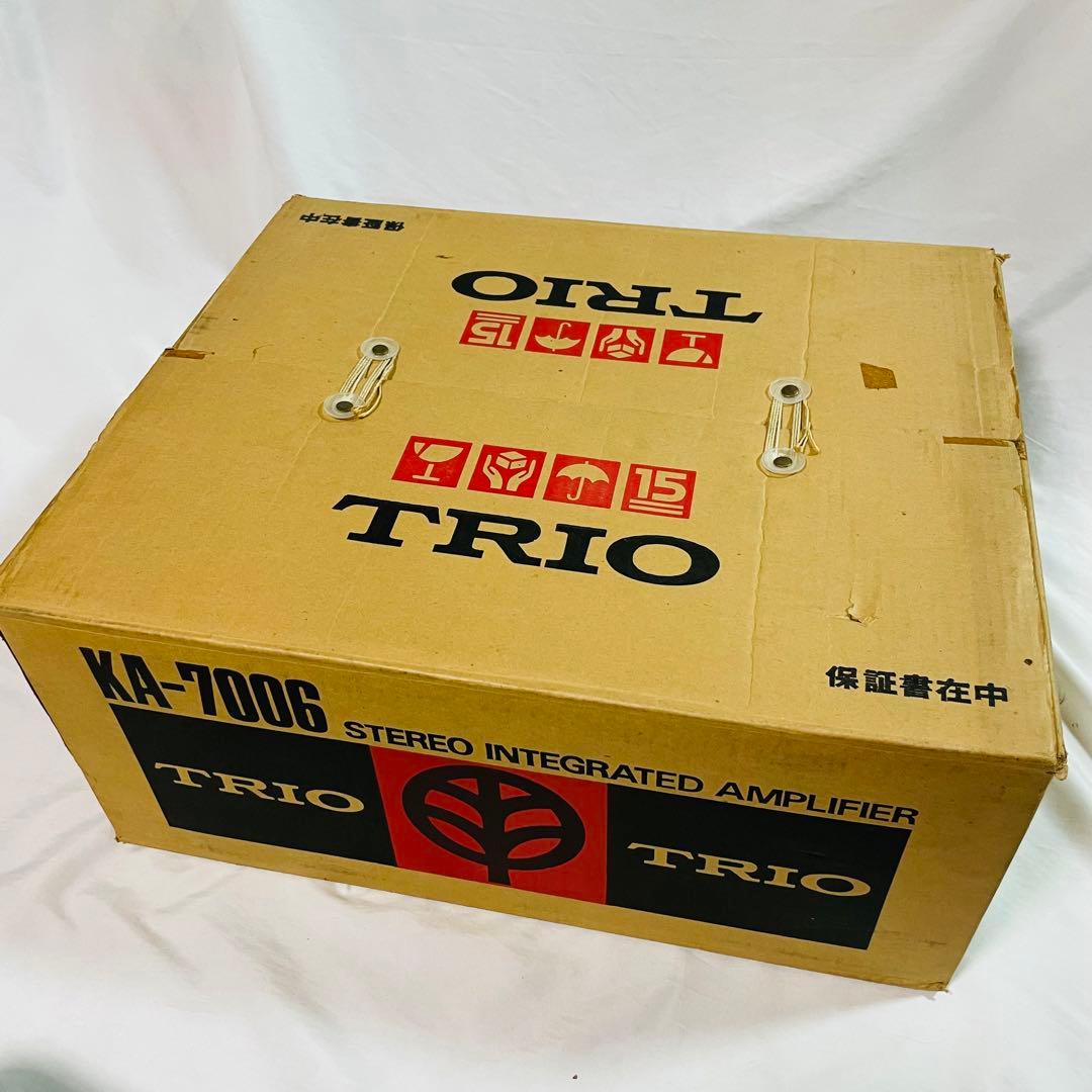 TRIO KA-7006 トリオ　プリメインアンプ　通電確認　元箱付き　現状品