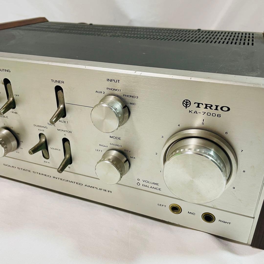 TRIO KA-7006 トリオ　プリメインアンプ　通電確認　元箱付き　現状品
