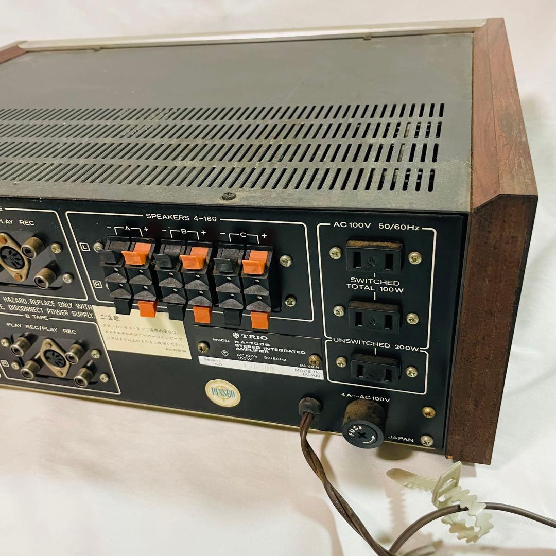 TRIO KA-7006 トリオ　プリメインアンプ　通電確認　元箱付き　現状品
