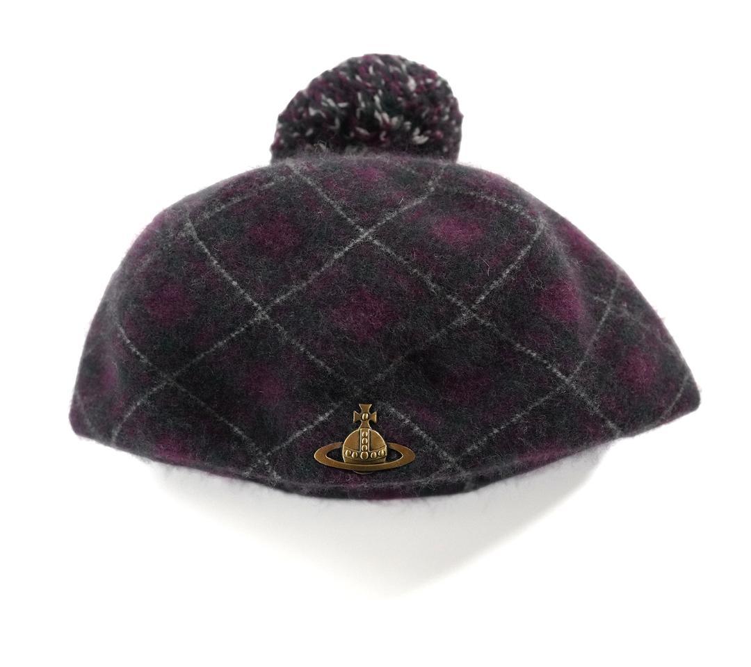 Vivienne Westwood ボンボン付き 帽子 アンゴラ ウール S-M