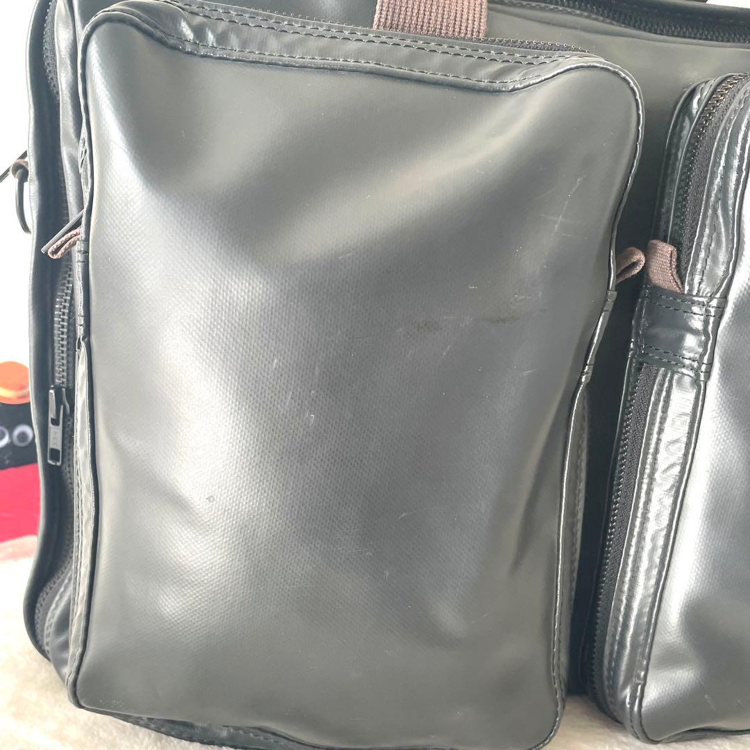 LUGGAGE LABEL LINER 赤バッテン 山口タグ 2wayバッグ