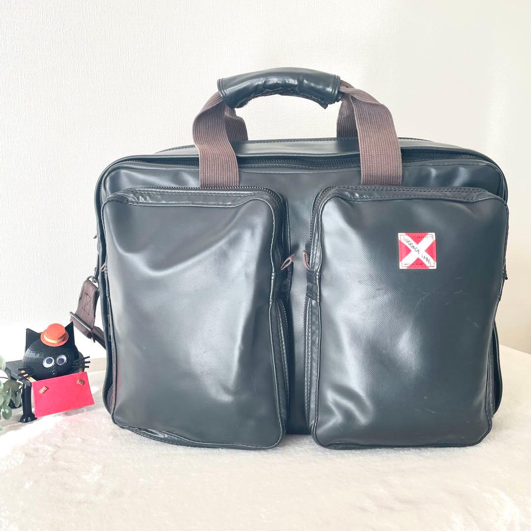 LUGGAGE LABEL LINER 赤バッテン 山口タグ 2wayバッグ