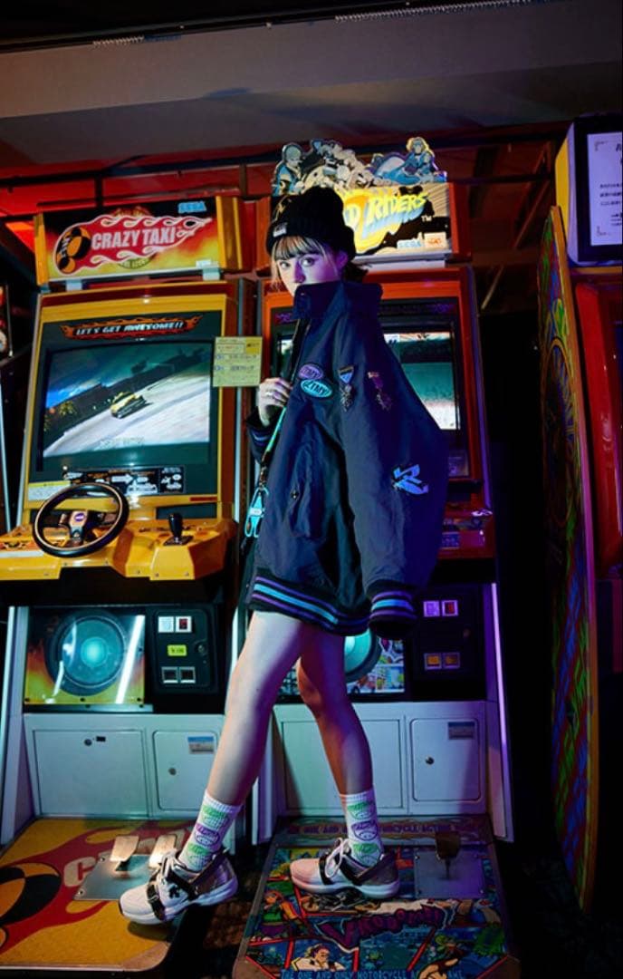 ずっと真夜中でいいのに　ずとまよ　テクノプア　バーシティジャケット　ネイビー　Ｌ