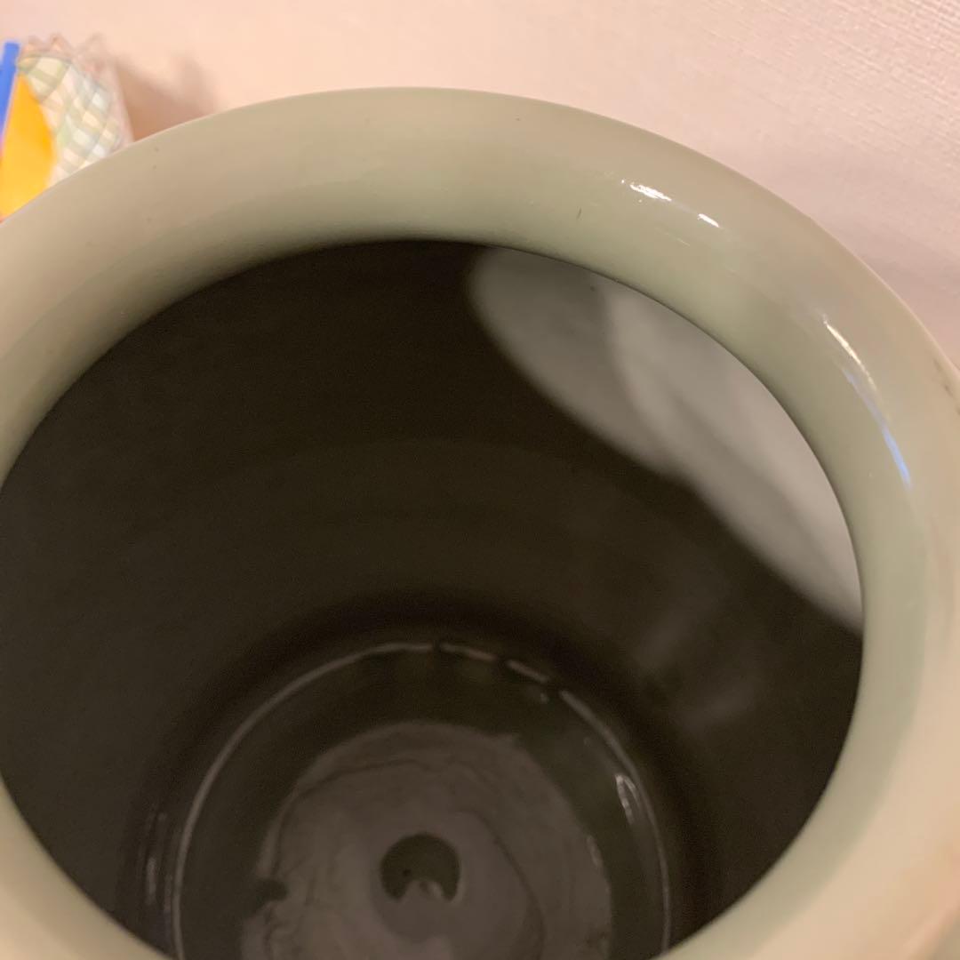 中国美術 青磁 壺　アンティーク　102