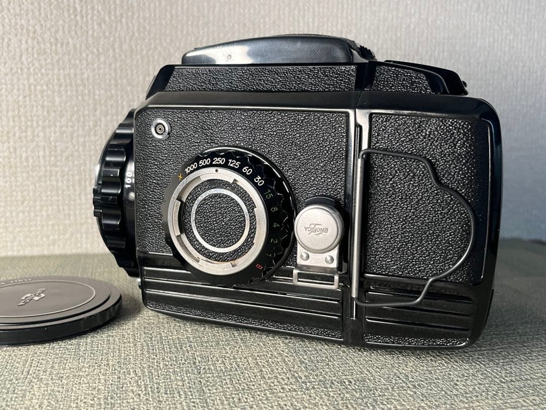 【ii】BRONICA S2 ブラック 中判カメラ 75mmレンズ付き