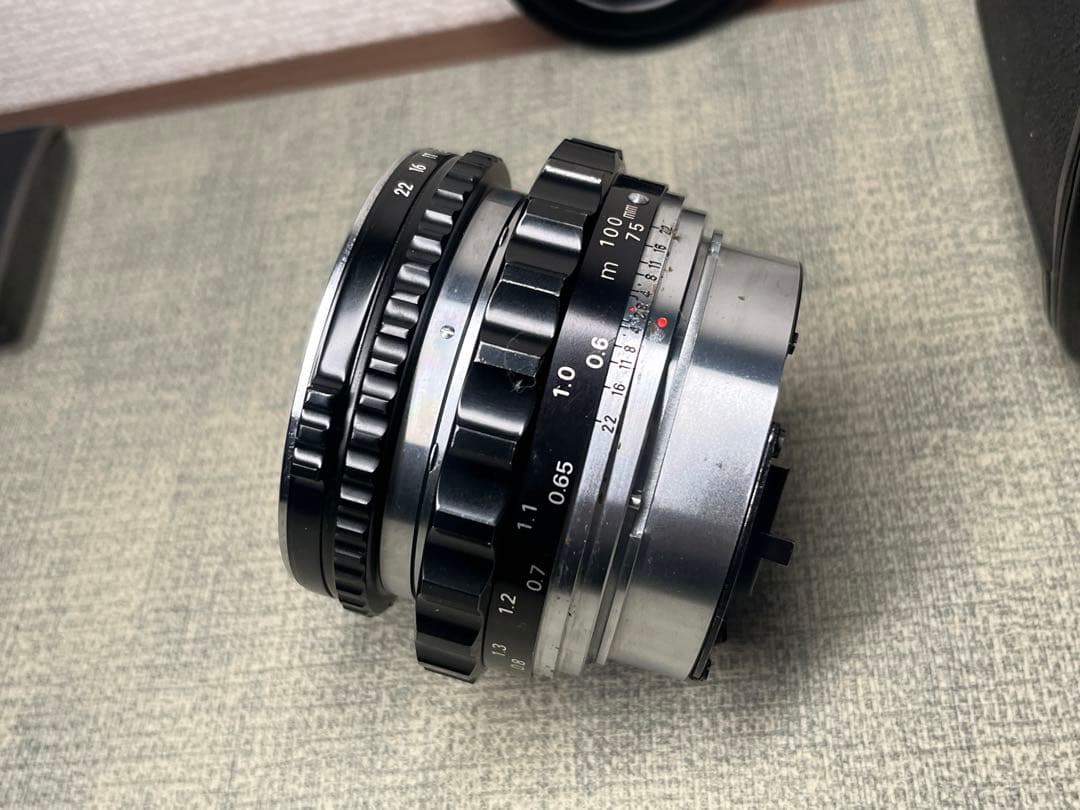 【ii】BRONICA S2 ブラック 中判カメラ 75mmレンズ付き