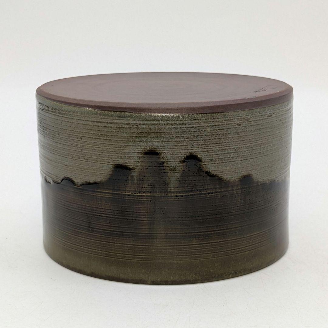 十二代高取八山 高取焼 建水 共箱共布栞 茶こぼし 茶道具 茶器 食器 容器