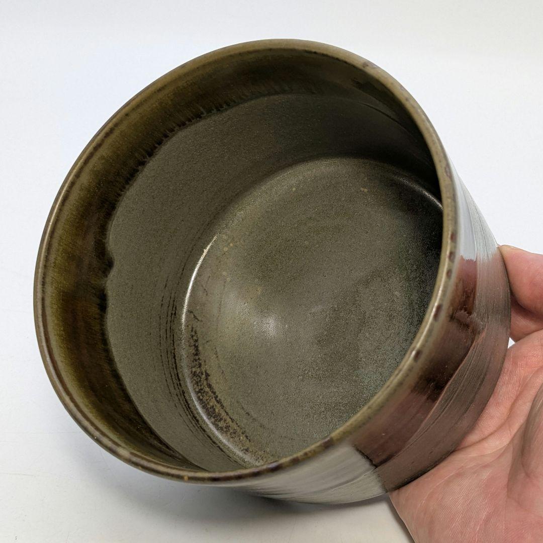 十二代高取八山 高取焼 建水 共箱共布栞 茶こぼし 茶道具 茶器 食器 容器