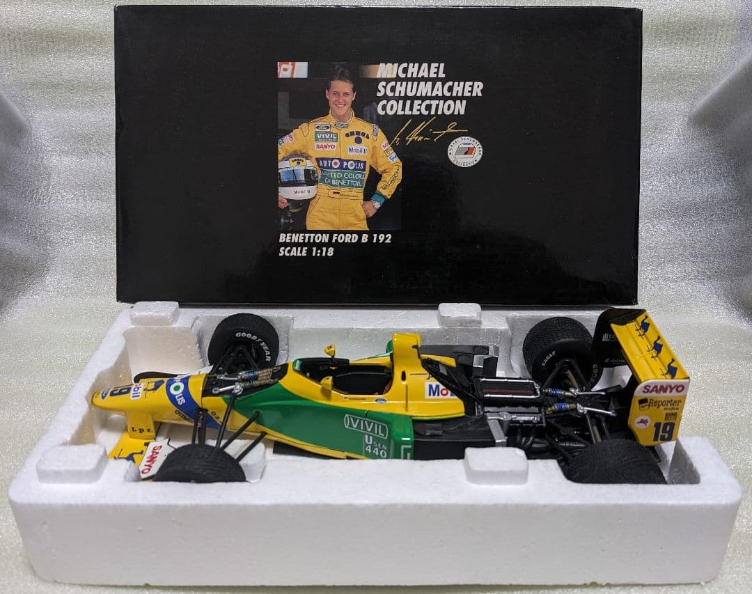 ミニカー MINICHAMPS BENETTON B192 M.SCHUMACHER