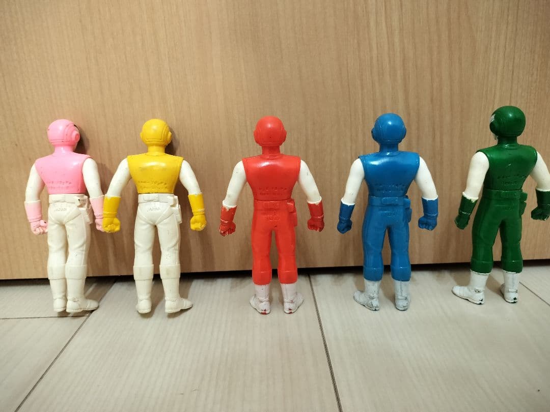 【レア 希少】フラッシュマン フィギュア ソフビ 5体セット