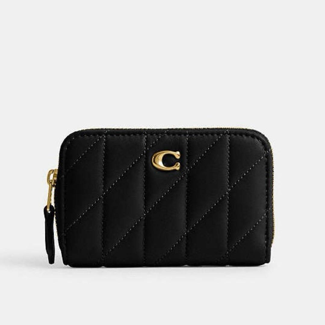 COACH スモール ジップ アラウンド カード ケース・ピロー キルティング