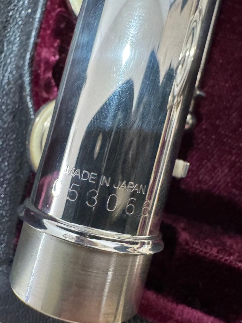 Ｏシルバー フルート本体 ハードケース付き