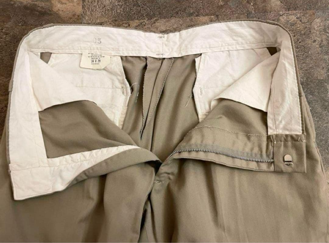 60s US.ARMY ミリタリー チノトラウザー 34×29