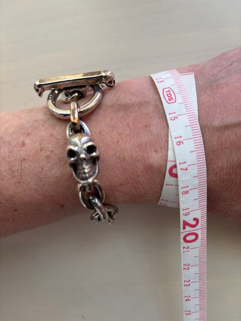 ガボール　ガボラトリー　生前2スカル　スモールオーバルリンクブレスレット