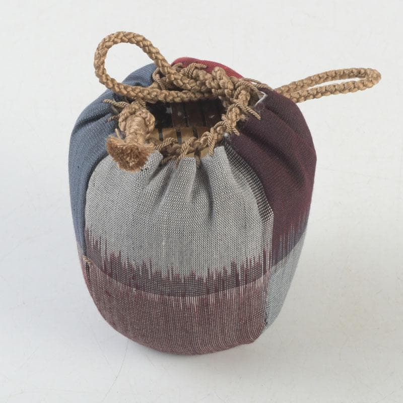 茶道具　塗師　安田春仁作　香ノ図蒔絵　中棗　共箱　V　9577