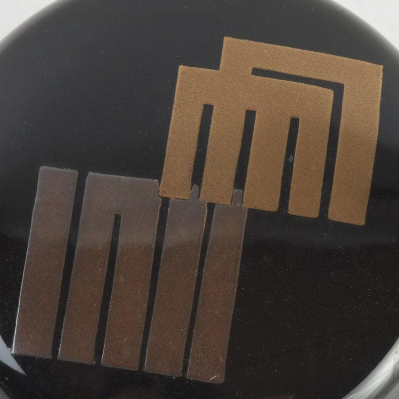 茶道具　塗師　安田春仁作　香ノ図蒔絵　中棗　共箱　V　9577