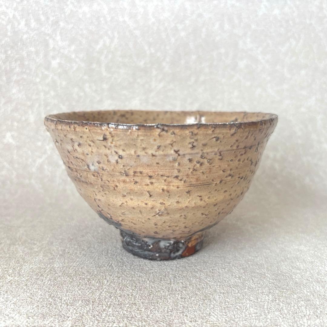 萩焼 春雲山 岡田裕 抹茶碗 お茶碗 茶道具 共箱(18Cb)