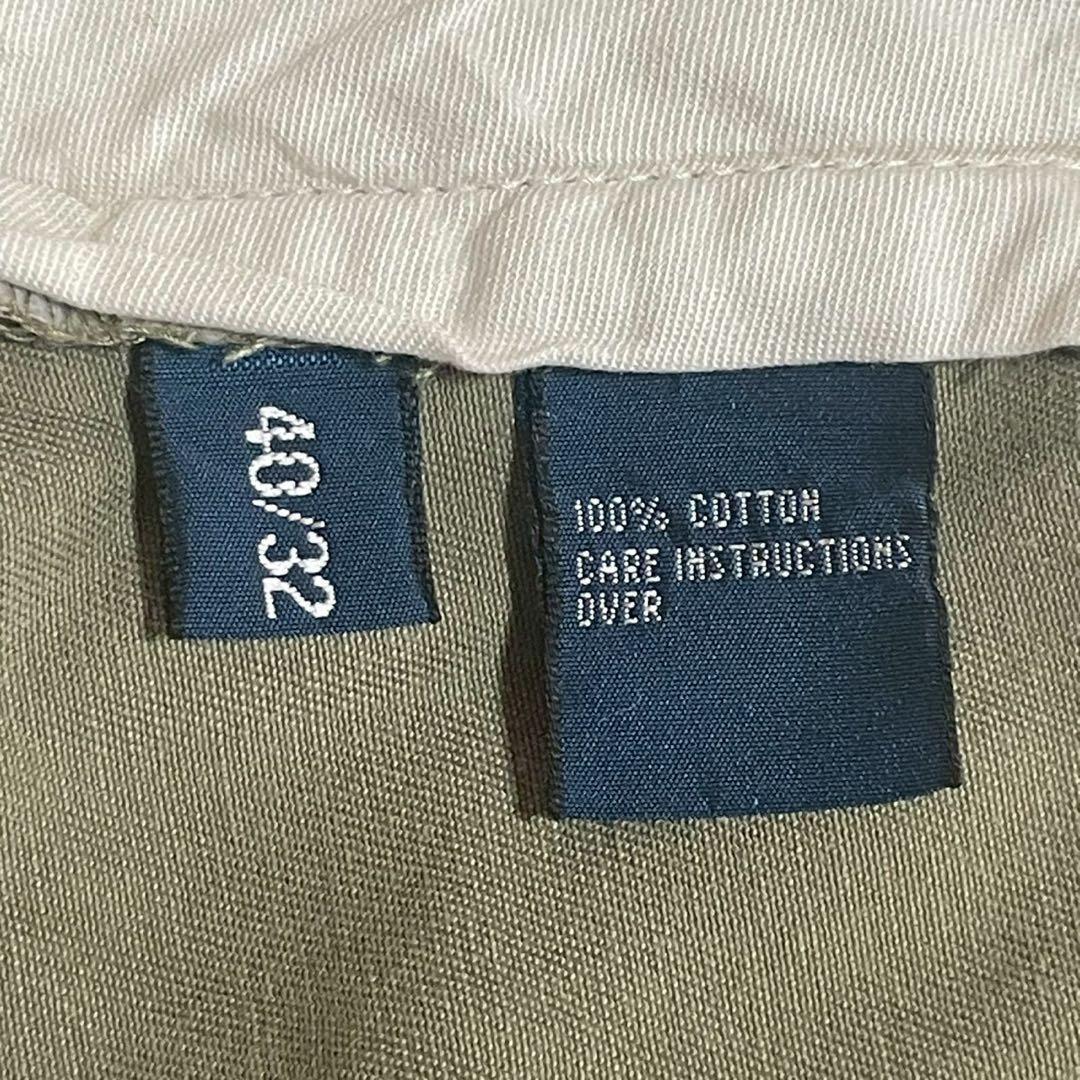 90s ラルフローレン ポロチノ アンドリュー カーキ ツータック 40/32