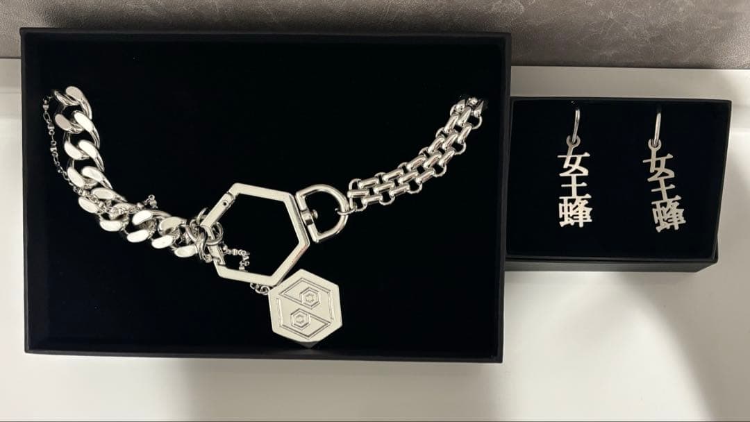 女王蜂 qb luxury chain choker/pierce セット